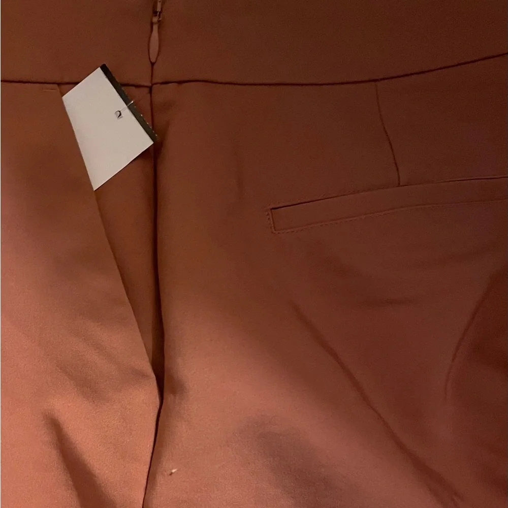 EXPRESS Blush Pink SZ 6 Tie Up Lace Preppy Dainty Shorts With Pockets & side zip